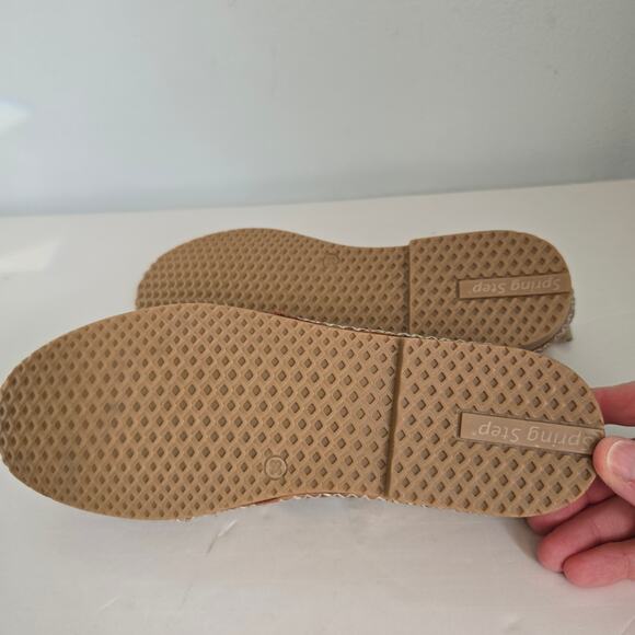 SPRING STEP INGRID Shoes Womens 7.5-8 Olive Green Comfort Casual Minimalist Boho - Picture 8 of 9